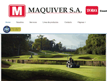 Tablet Screenshot of maquiver.com